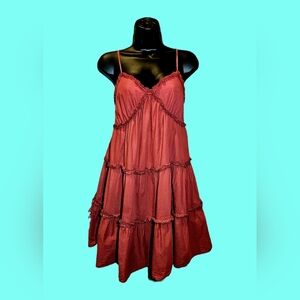 Elegant Red Mini Dress